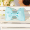 100% polyester solid color grosgrain ribbon bow handmade bows